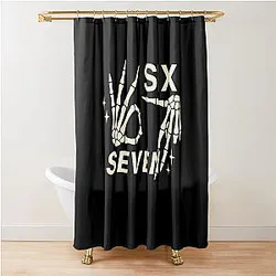 Skeleton Hands Halloween Shower Curtain
