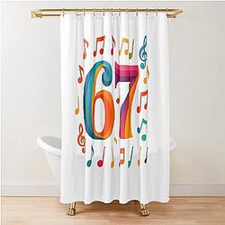 MIME OF ALL WORDS TEE SHIRT ai generated by SHOWER CURTAIN