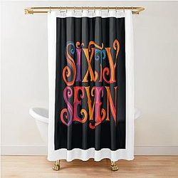 MIME OF ALL WORDS TEE SHIRT ai generated by frases Shower Curtain