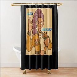 Rumi Six Christmas Shower Curtain
