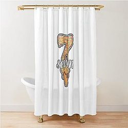 67 Couples Outfit Seven Halloween Shower Curtain