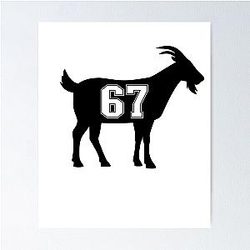 Goat Number Sixty Seven Goat Gear Poster