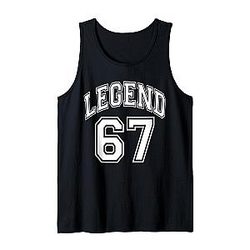 Legend Varsity Team 67th Birthday 67 Years Old Tank Top