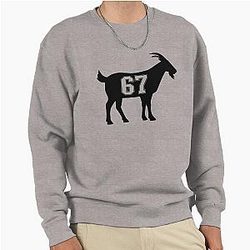 Goat Number Sixty Seven Goat Gear Pullover Sweatshirt