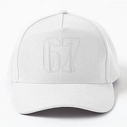 67 White Sports Jersey Shirt Baseball Cap Essential