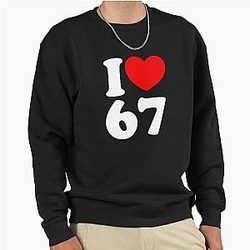 Fun 6-7 I Heart Six Seven Gear Pullover Sweatshirt