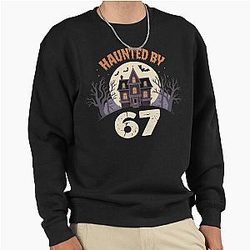 Haunted By Meme Halloween Costume Funny Spooky Sweatshirt