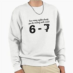 Reading Funny Comfort Colors T Shirt School Librarian English Teacher six seven trendy Pullover Sweatshirt