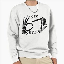 Six 67 Meme Shirt - Funny Graphic Tee for Gen Z Pullover Sweatshirt