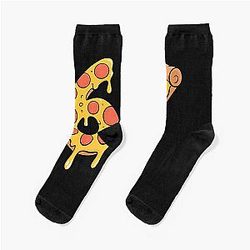 Pizza Meme Gen Alpha Kids Design Socks