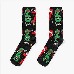 Merge Men and Women and Boys and Girls as Women Boys Kids Christmas Socks 

67 Six Seven Christmas