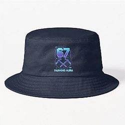 Farming Aura Gaming T-Shirt - Pixel Art Retro Gamer Design Bucket Hat