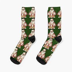Christmas Meme - Funny Santa Acts Socks