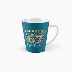 Funny I Survived 67 Days of School Design - Back to School Humor Mug