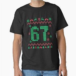 Santa Six Seven Ugly Christmas Classic T-Shirt