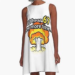If I Hear One More Time A Line Dress