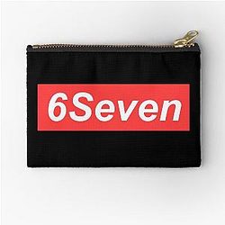 Meme Seven Shirt Zipper Pouch