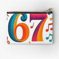 MIME OF ALL WORDS TEESPI Rasues Zipper Pouch