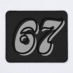 Number Mouse Pad
