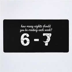 Reading 6-7 Funny Comfort Colors T-Shirt Teacher Shirt School Librarian Shirt English Teacher Shirt Funny 67 Shirt Six Seven Trendy Desk Mat