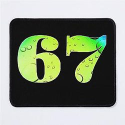 Number 67 Mouse Pad