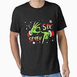Grinch Meme Humor Funny Gen Z Alpha Slang Christmas Essential T-Shirt