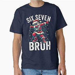 Bruh Six Santa Dabbing Classic T-Shirt