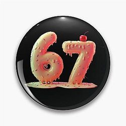 Meme Dripping with Frosting Cherry on Pin
