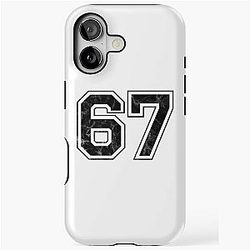 Number 67 iPhone Case
