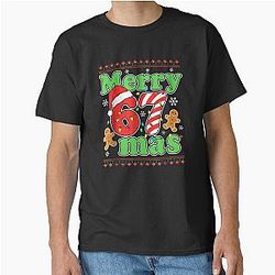 Funny Merry Christmas Holiday Women Kids Ugly Classic T-Shirt