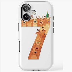 Shirt Meme with Reindeer and Moose Funny iPhone Case