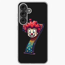 Number 7 Shirt with Clown Meme Samsung Galaxy Soft Case