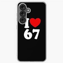 Fun Number SixSeven I Heart Six Seven Gear Samsung Galaxy Soft Case