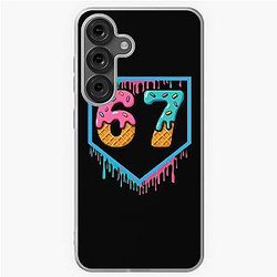 Fun Ice Cream Drip Baseball Samsung Galaxy Soft Case