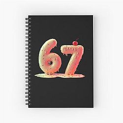 Meme Dripping with Frosting Cherry Spiral Notebook