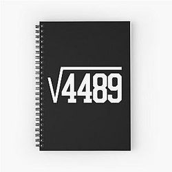 Meme Square Root Slang Math Spiral Notebook