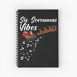 Brain Rot For Meme Funny Christmas 2025 Spiral Notebook