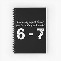 Reading 6-7 Funny Comfort Colors T-Shirt Teacher Shirt School Librarian Shirt English Teacher Shirt 67 Shirt six seven trendy Spiral Notebook
