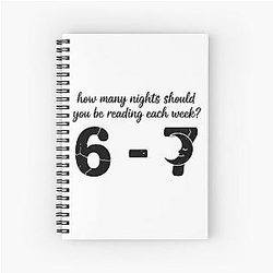 Reading 6 7 Funny Comfort Colors T Shirt Teacher Shirt School Librarian Shirt English Teacher Shirt Trendy Spiral Notebook