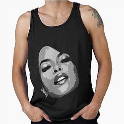 Iconic Aaliyah Tribute Timeless R&B Legend Tank Top