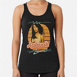Iconic Aaliyah Tribute: Timeless R&B Legend Tank Top