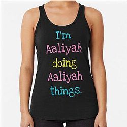 Aaliyah Racerback Tank Top