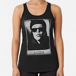 Iconic Aaliyah Timeless R&B Legend Racerback Tank Top