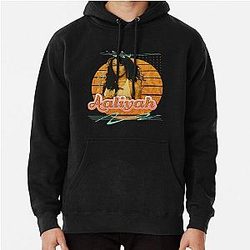 Iconic Aaliyah Tribute: Timeless R&amp;B Legend Pullover Hoodie
