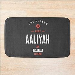 The Legend is Alive Aaliyah Bath Mat