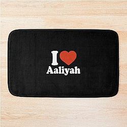 I Love Aaliyah Perfect Gift Bath Mat