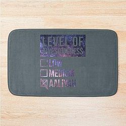 Aaliyah Funny Art Level Bath Mat