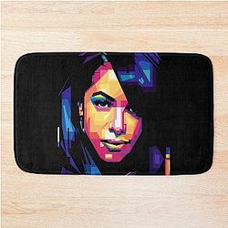 Aaliyah Pop Art Bath Mat