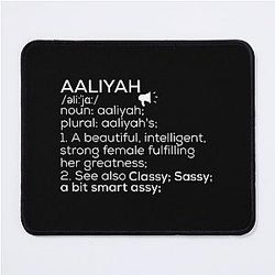 Iconic Aaliyah Tribute Timeless R&B Legend Mouse Pad
