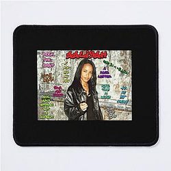Iconic Aaliyah Tribute Timeless R&B Legend Mouse Pad